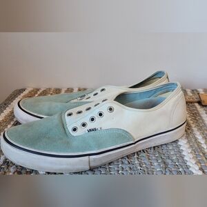 💜2 for $10💜 Bundle and save Vans Mint Green and White Sneakers